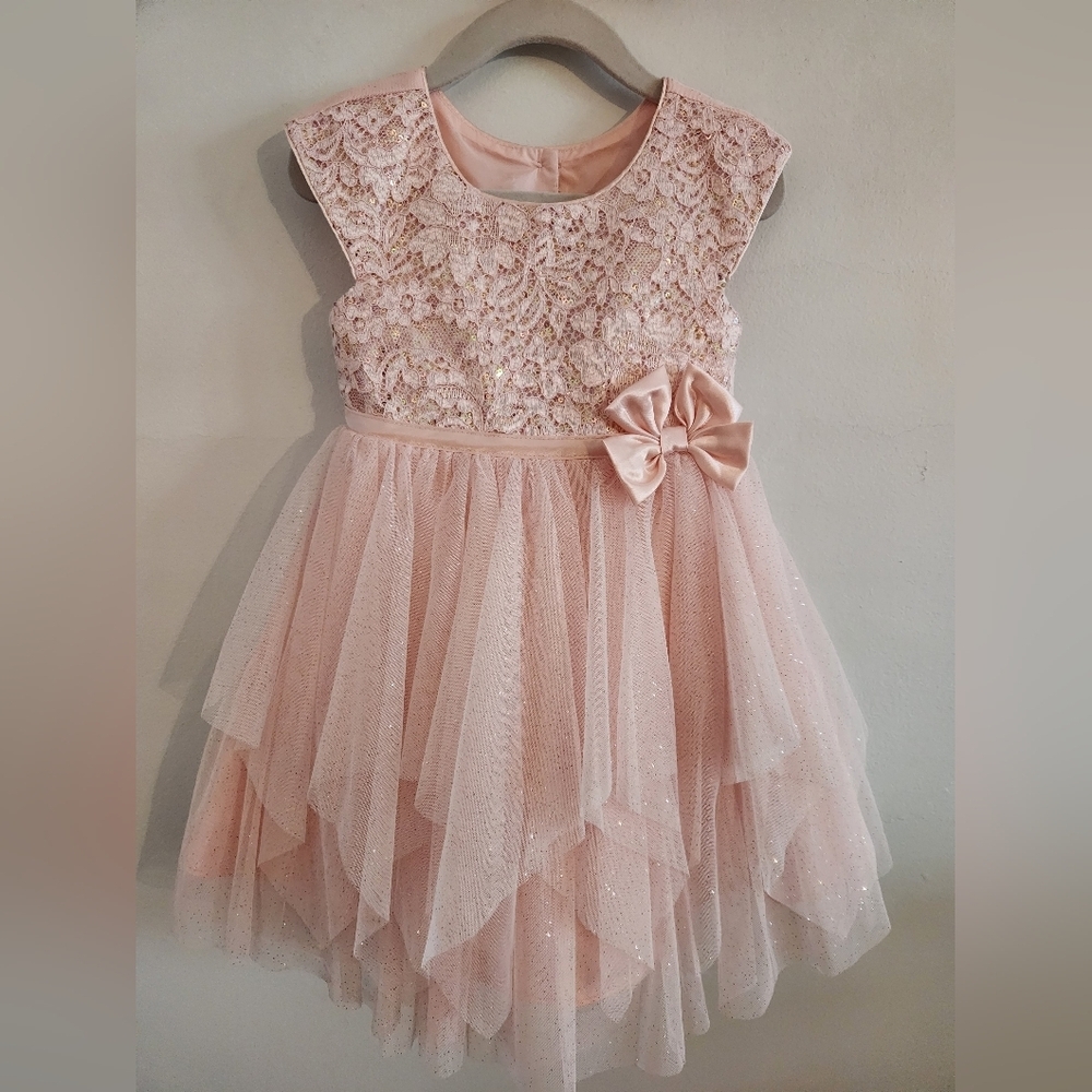 Jona Michelle Pink Formal Kids Dress Size 3T Elegant Baby Girl Dress Party Dress